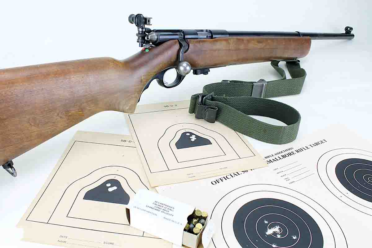 Mossberg had no trouble selling cancelled War Department contract 1943/44 training rifles to civilian competition shooters.